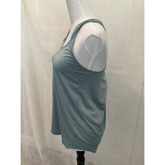 Lululemon Essential Tank Pleated - BUCA (Blue Cast) Racerback Tank Top Size 8 - Picture 4 of 5